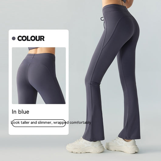 Pantalones Yoga Acampanados con Levantador de Glúteos y Bolsillos Laterales - Image 11
