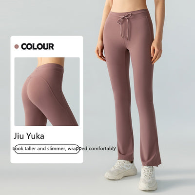 Pantalones Yoga Acampanados con Levantador de Glúteos y Bolsillos Laterales - Image 13