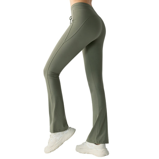 Pantalones Yoga Acampanados con Levantador de Glúteos y Bolsillos Laterales - Image 16