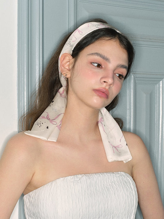 Cinta Multiuso de Seda con Diseño de Moño para Cabello y Accesorios - Image 19