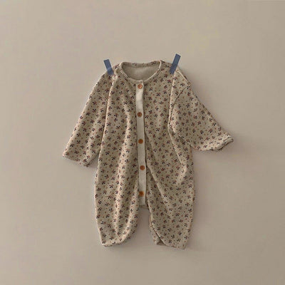 Mono Largo de Algodón con Estampado de Waffle y Botones Únicos - Image 35