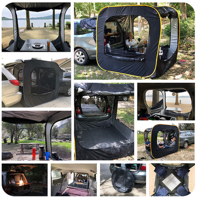 Tienda Emergente para Maletero de Auto - Protección Impermeable y Sombra - Image 10
