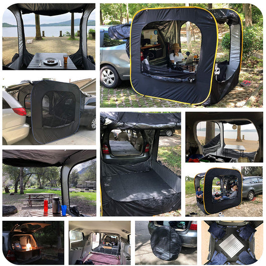 Tienda Emergente para Maletero de Auto - Protección Impermeable y Sombra - Image 10
