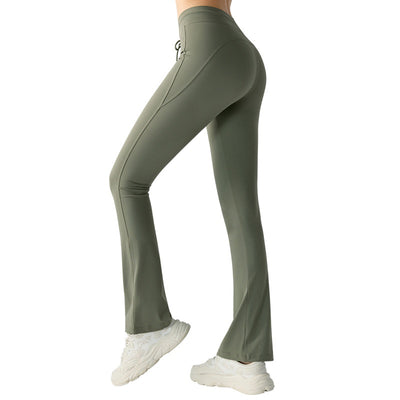 Pantalones Yoga Acampanados con Levantador de Glúteos y Bolsillos Laterales - Image 26