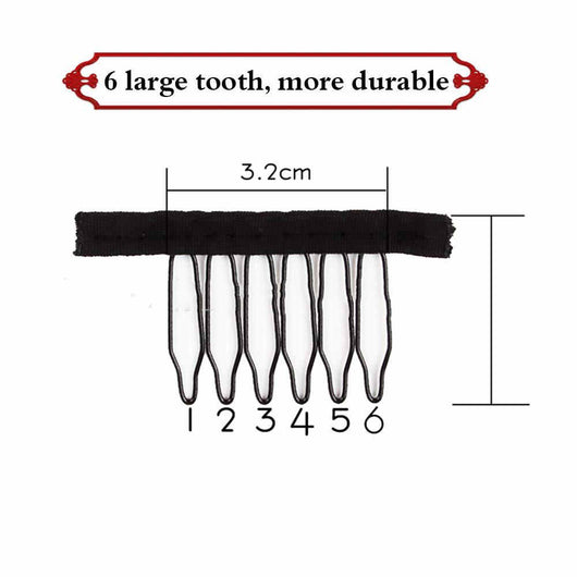 Pinza de Acero para Peluca con Peine Integrado y Red Ajustable - Image 10