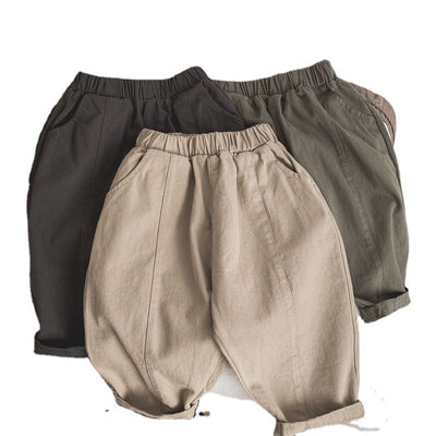 Pantalones Casuales Elásticos para Niños y Niñas - Primavera y Otoño - Image 22