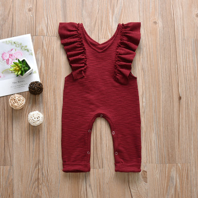Jumpsuit Elegante con Volantes en los Puños - Diseño Liso - Image 8