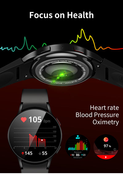 Reloj Inteligente Deportivo para Mujer con Monitor de Frecuencia Cardíaca y Llamadas Bluetooth - Image 20