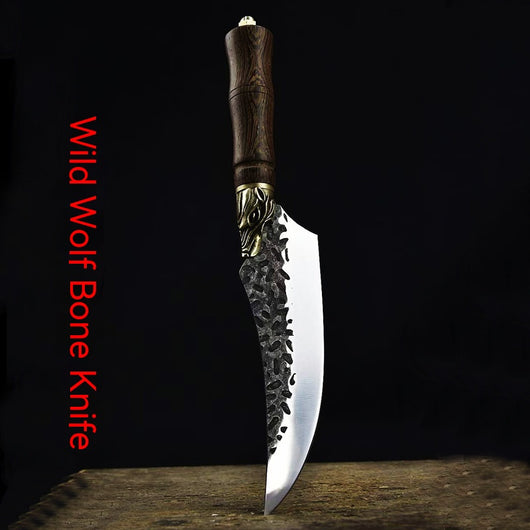 Cuchillo de Acero Inoxidable Wolf Sever - Filo Duradero y Fácil de Afilar - Image 11