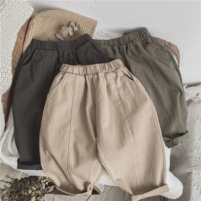 Pantalones Casuales Elásticos para Niños y Niñas - Primavera y Otoño - Image 24