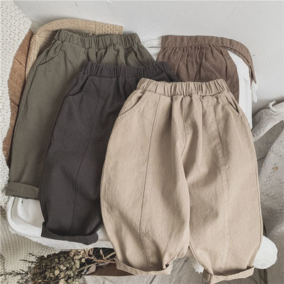Pantalones Casuales Elásticos para Niños y Niñas - Primavera y Otoño - Image 25