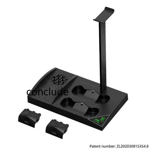 Base Enfriadora Xbox Series S con Cargador Dual de Baterías y Soporte para Audífonos - Image 27