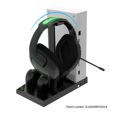 Base Enfriadora Xbox Series S con Cargador Dual de Baterías y Soporte para Audífonos - Image 28