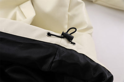 Chaqueta Acolchada de Piel Sintética con Cuello Alto para Hombre - Image 8