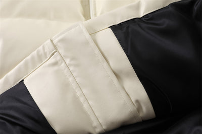 Chaqueta Acolchada de Piel Sintética con Cuello Alto para Hombre - Image 14