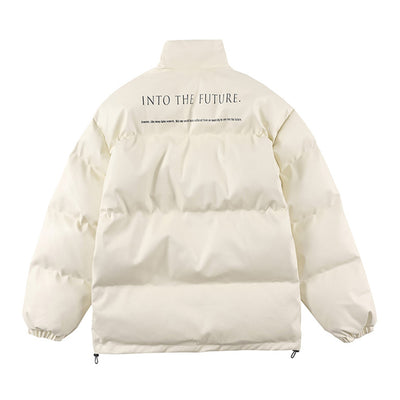 Chaqueta Acolchada de Piel Sintética con Cuello Alto para Hombre - Image 18