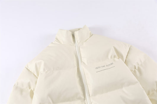 Chaqueta Acolchada de Piel Sintética con Cuello Alto para Hombre - Image 20