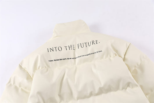 Chaqueta Acolchada de Piel Sintética con Cuello Alto para Hombre - Image 21