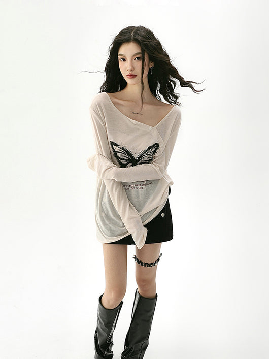 Blusa Manga Larga con Protección Solar y Estampado de Moños - Mujer - Image 14