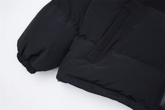 Chaqueta Acolchada Hombre con Cuello Alto y Estampado Telaraña - Image 13