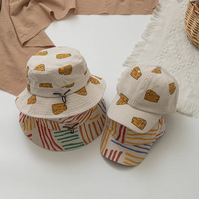 Gorra de Cubo Infantil Arcoíris con Diseño de Queso - Image 27