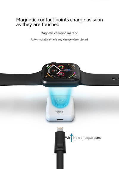 Cargador Magnético Inalámbrico Portátil para iWatch Generación 54321 - Image 16