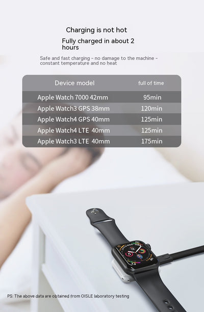 Cargador Magnético Inalámbrico Portátil para iWatch Generación 54321 - Image 18