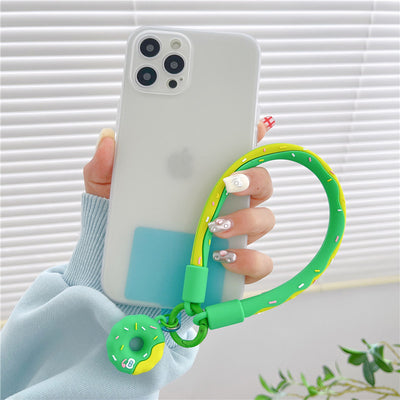 Funda Protectora para Celular con Donut de Silicona y Colgante - Image 19