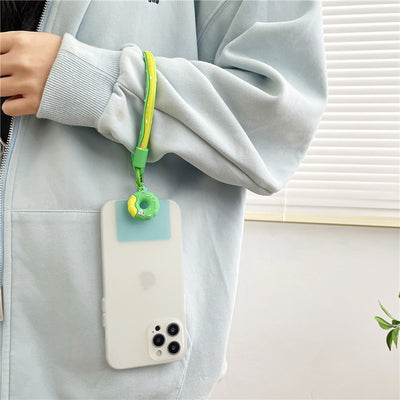 Funda Protectora para Celular con Donut de Silicona y Colgante - Image 22