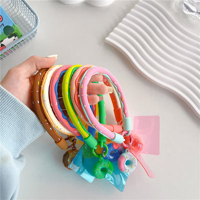 Funda Protectora para Celular con Donut de Silicona y Colgante - Image 27