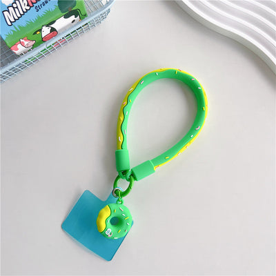 Funda Protectora para Celular con Donut de Silicona y Colgante - Image 32