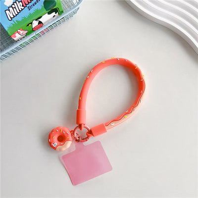 Funda Protectora para Celular con Donut de Silicona y Colgante - Image 33