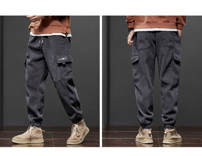 Pantalones Casuales Holgados Forrados en Fleece - Calidez y Estilo - Image 26