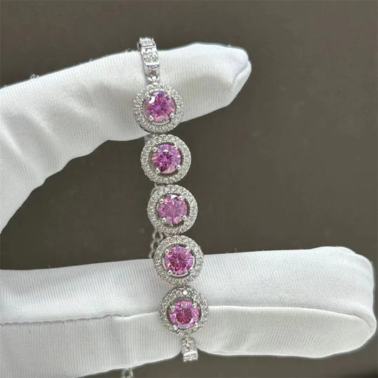 Pulsera de Moissanita para Mujer - Diamante de Color Completo - Image 17