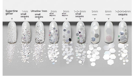 Set de Manicura con 12 Colores de Purpurina Degradada y Polvo Láser Holográfico - Image 44