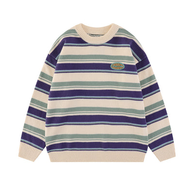 Suéter Casual de Contraste de Colores - Prenda Base Versátil - Image 7