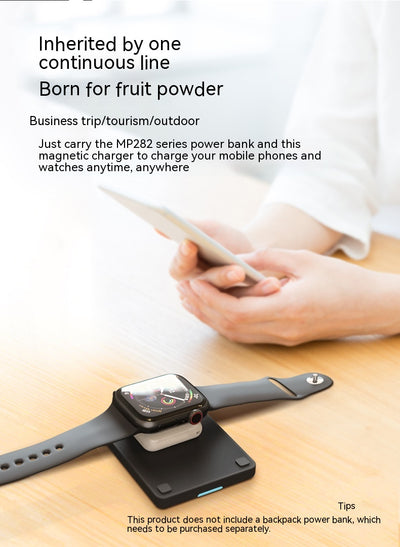 Cargador Magnético Inalámbrico Portátil para iWatch Generación 54321 - Image 29