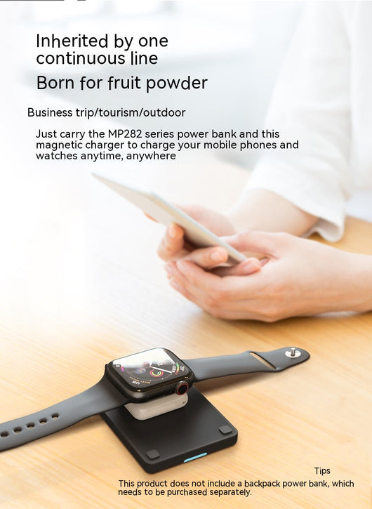Cargador Magnético Inalámbrico Portátil para iWatch Generación 54321 - Image 29
