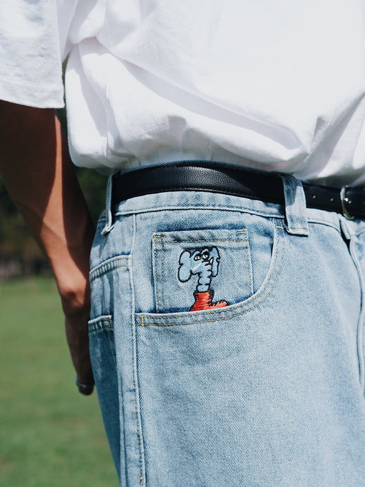 Jeans Hip Hop Casual para Hombre con Bolsillo Elefante Bordado - Image 17