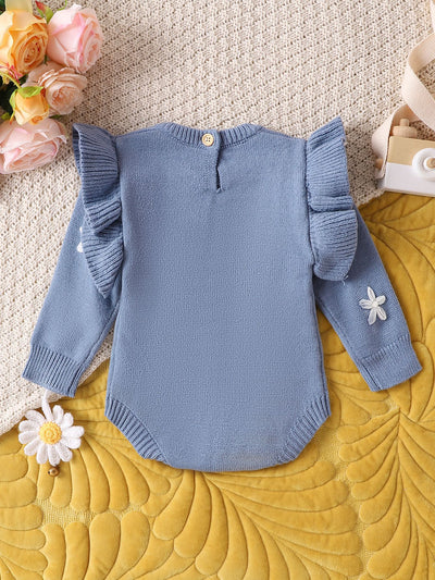 Mono Tejido de Manga Larga con Cuello Redondo para Otoño e Invierno - Image 26