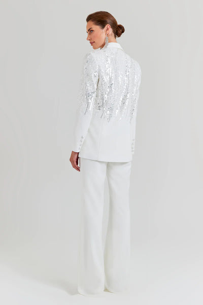 Pantalones Sueltos con Lentejuelas de Dos Piezas para Mujer - Image 19