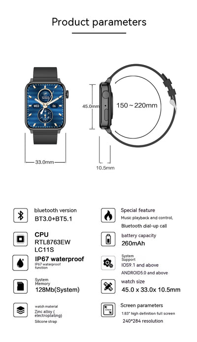 Reloj Inteligente de Salud Integral - Monitoreo de Sueño, Presión Arterial y Oxígeno - Image 29
