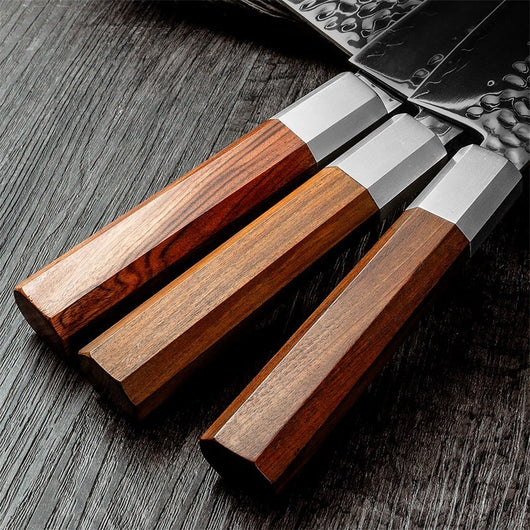 Cuchillo de Cocina Profesional Damascus Sanhe - Acero Forjado de Alta Precisión - Image 3