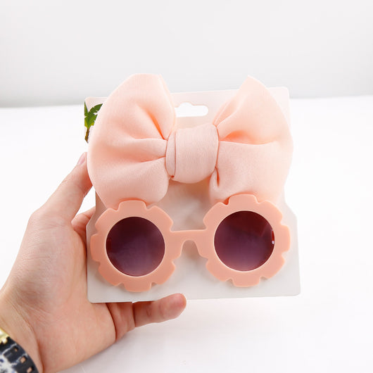 Set de Gafas de Sol Infantiles con Vincha de Moño - Protección y Estilo - Image 39