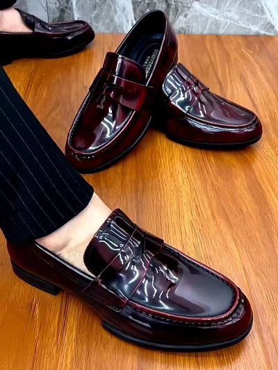 Zapatos de Cuero Genuino para Hombre - Estilo Ejecutivo Brillante - Image 6