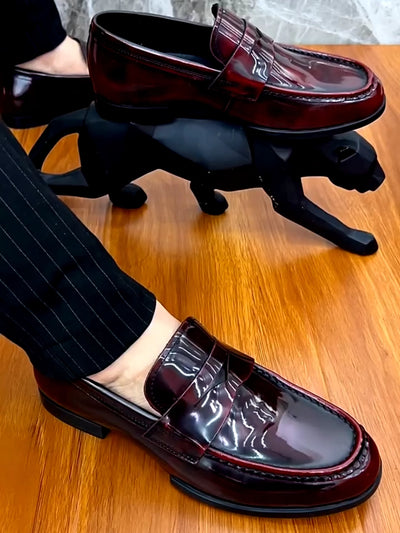 Zapatos de Cuero Genuino para Hombre - Estilo Ejecutivo Brillante - Image 8