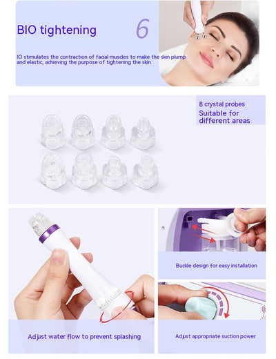 Dispositivo de Belleza Ultrasónico con Burbujas de Hidrógeno y Oxígeno 6 en 1 - Image 25
