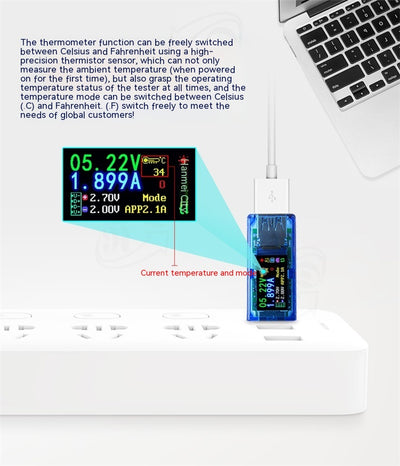 Voltímetro Digital USB con Detector de Carga - Image 22