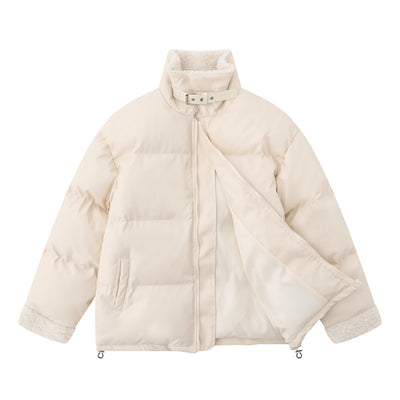 Abrigo de Invierno para Hombre con Cuello de Piel y Acolchado de Algodón - Image 7