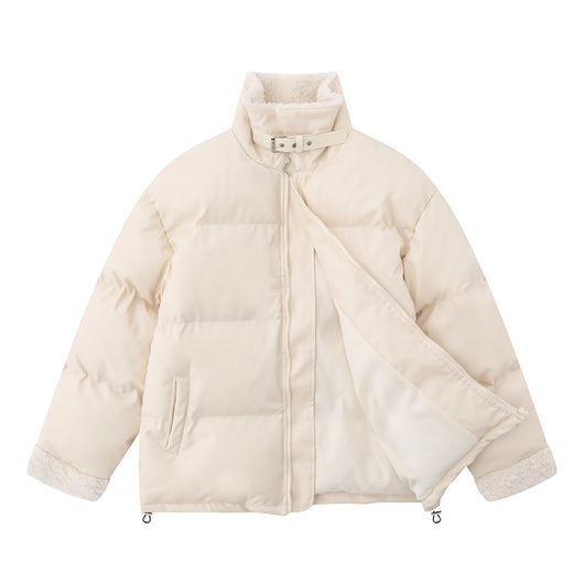Abrigo de Invierno para Hombre con Cuello de Piel y Acolchado de Algodón - Image 7